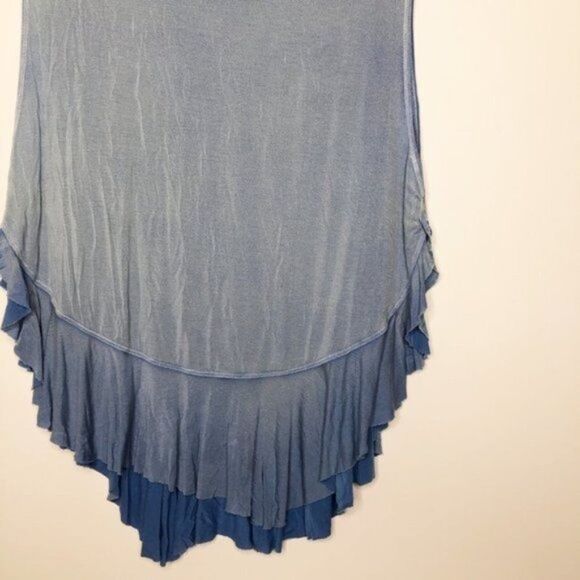 FREE PEOPLE Uptown Sleeveless Ruffle Tee  - Picture 7 of 10
